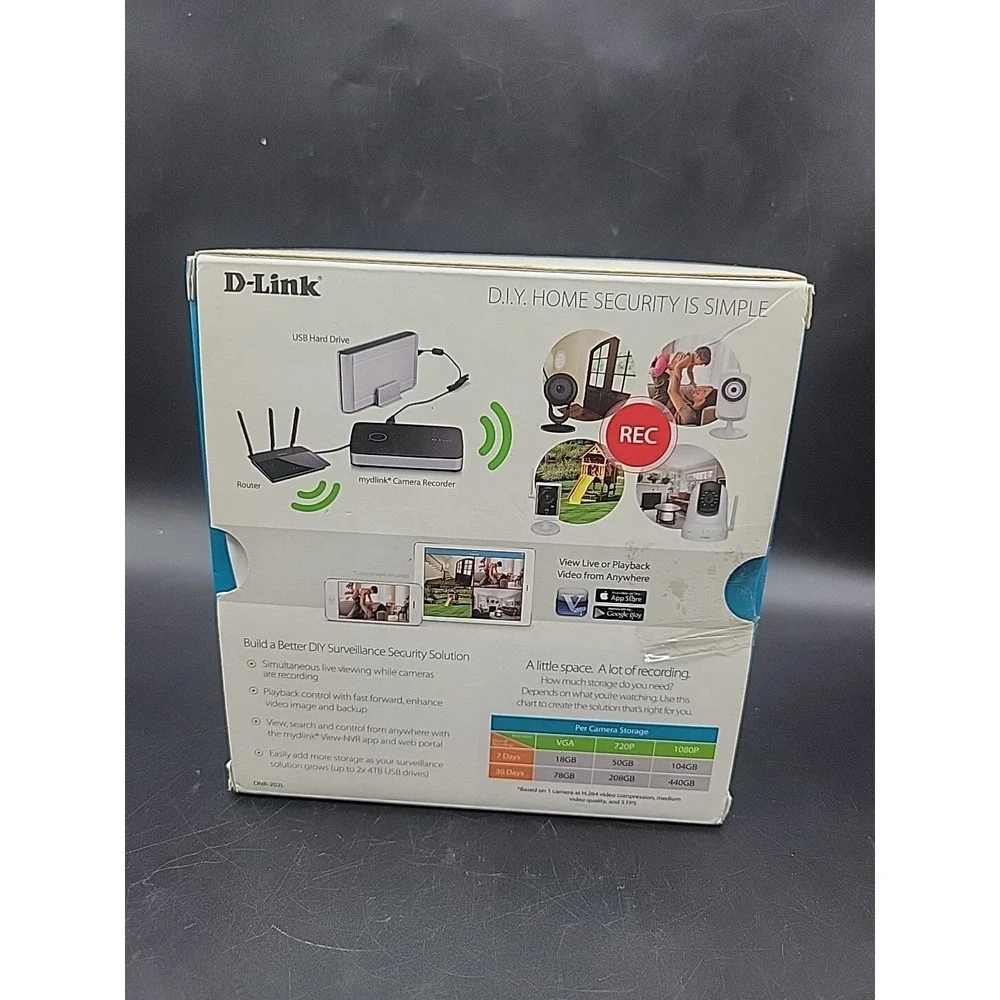 D-Link Camera Video Recorder Stream mydlink-Enabled (DNR-202L)